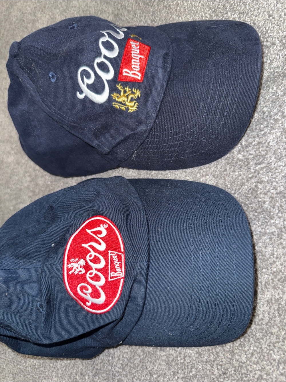 2 Coors Banquet Embroidered Baseball Cap - Navy